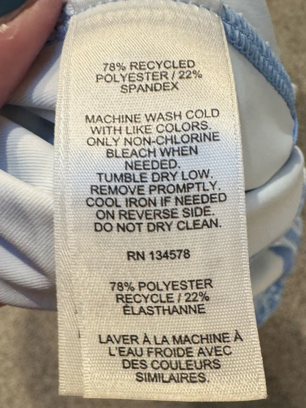 NWOT Vineyard Vines Women Performance Scallop Skort Cora Allover blue white tile - Picture 9 of 10